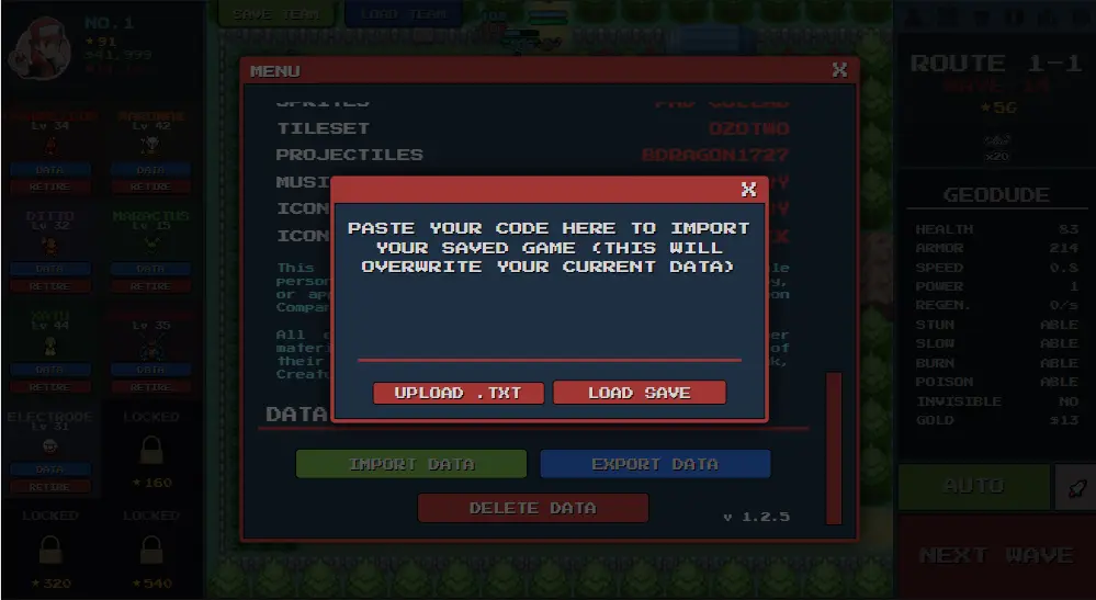 PokePath TD import Meau
